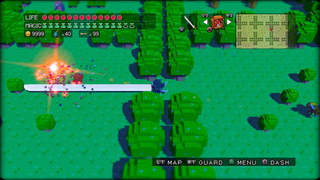 Illustration for article titled New 3D Dot Game Heroes Screens Will Add Inches To Your Sword